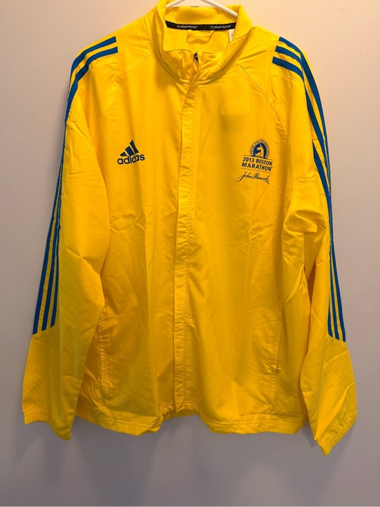 adidas Other - Rare Collectors Adidas Men’s 2013 Boston Marathon Yellow Windbreaker Jacket NWT